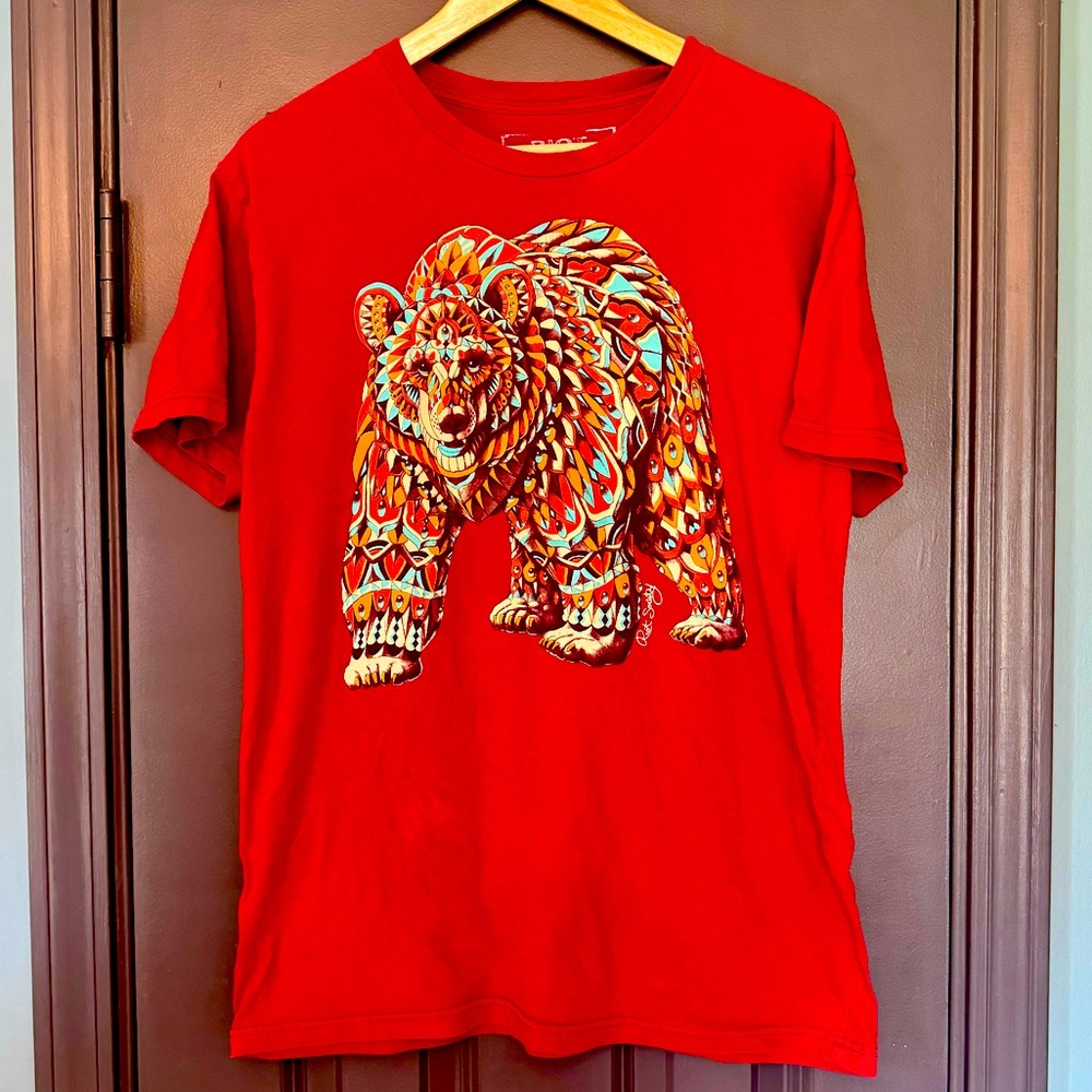 🐻 Riot Society Bear Graphic Tee, M